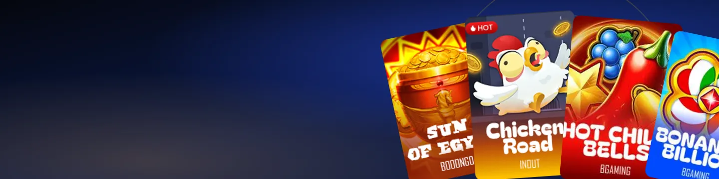 Skolim Casino – baner kasyna z okładkami automatów Big Bass Hunter, Hot Chilli Bells, Chicken Road, Bonanza Billion, Sun of Egypt i Wanted Dead or a Wild