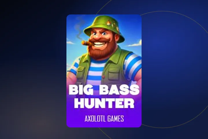 Promocje w casino Skolim – okładka automatu Big Bass Hunter w złotej ramie